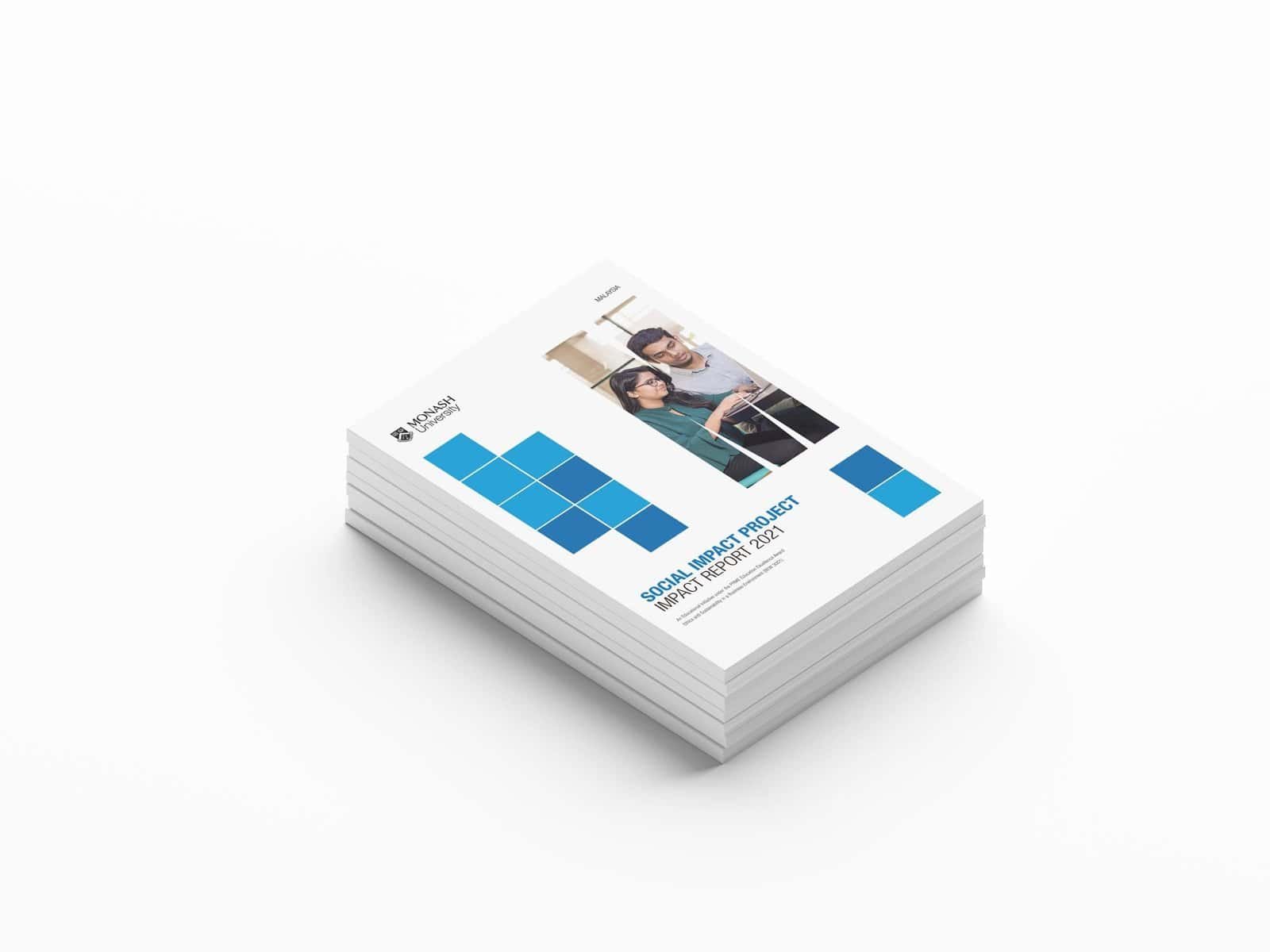 Monash University Social Impact Project Report designed by KokCreative